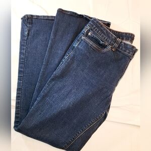 White House Black Market Denim jeans womens size 12s skinny flare